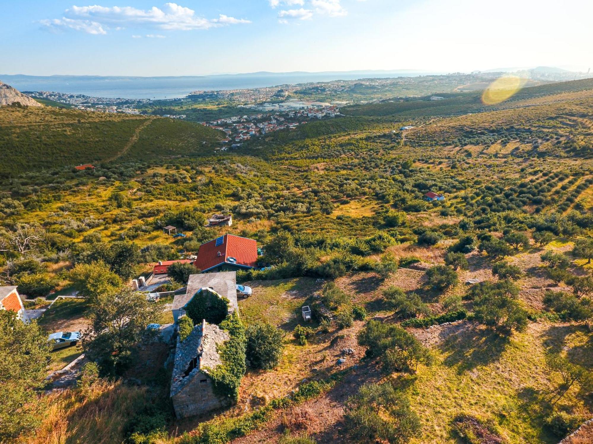 Вилла Olive Garden House In Zrnovnica With A View & Bbq Экстерьер фото